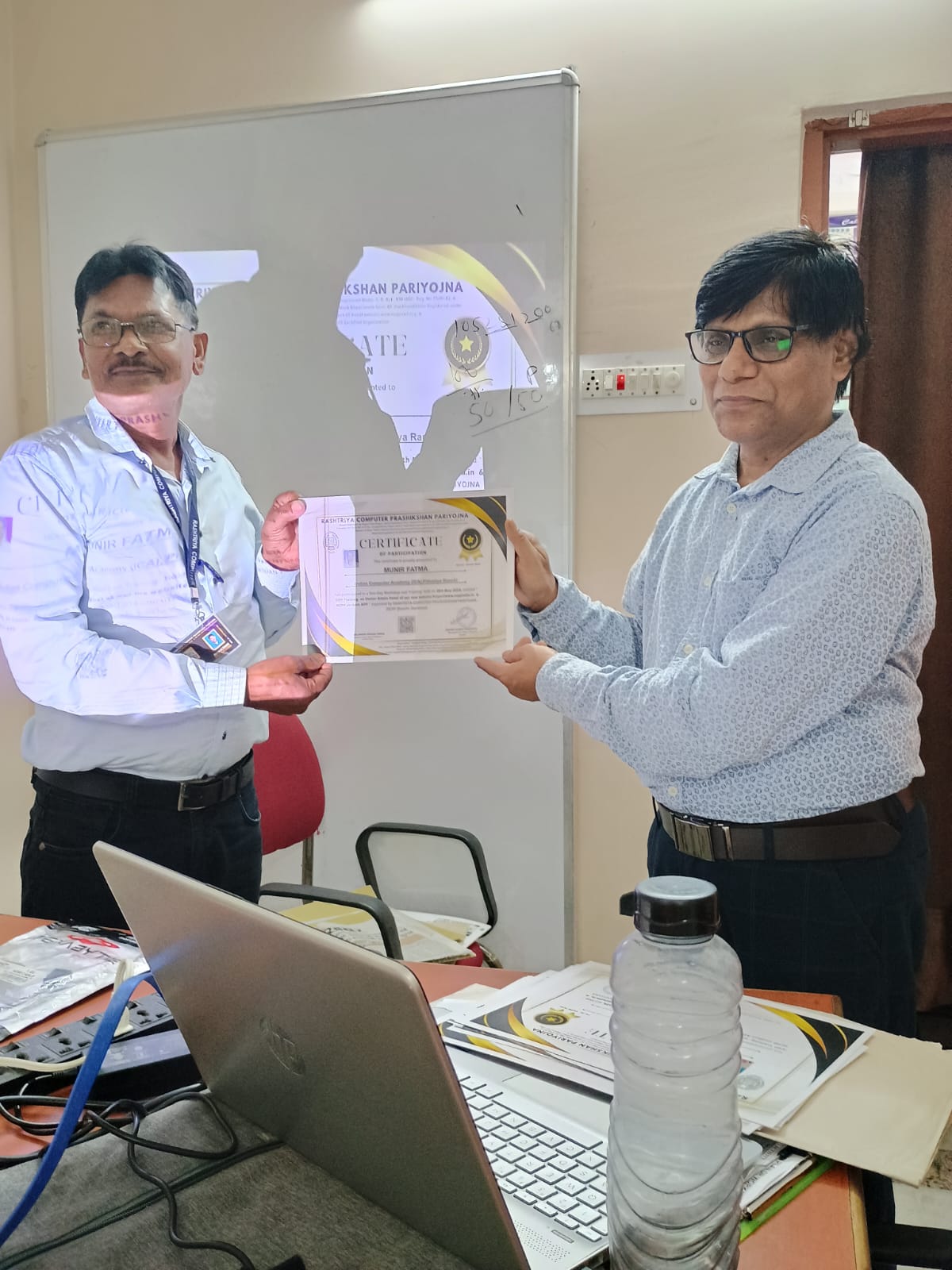 AWARD FUNCTION AT RCPP HO -MR. ANWARUL  FROM  ICA PITHORIYA