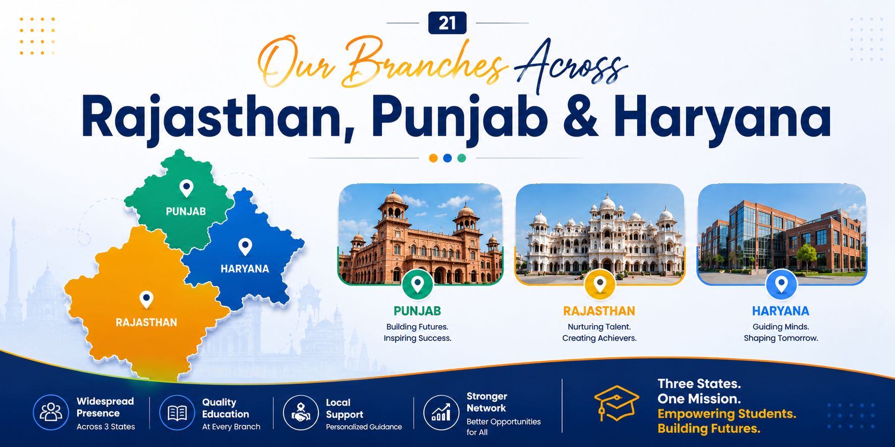 Our Branches Across Rajasthan, Punjab & Haryana Icon