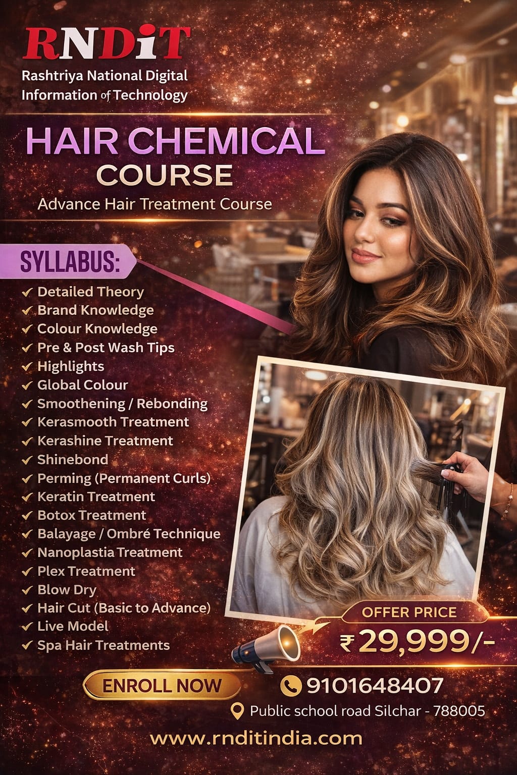 Hair chemical course