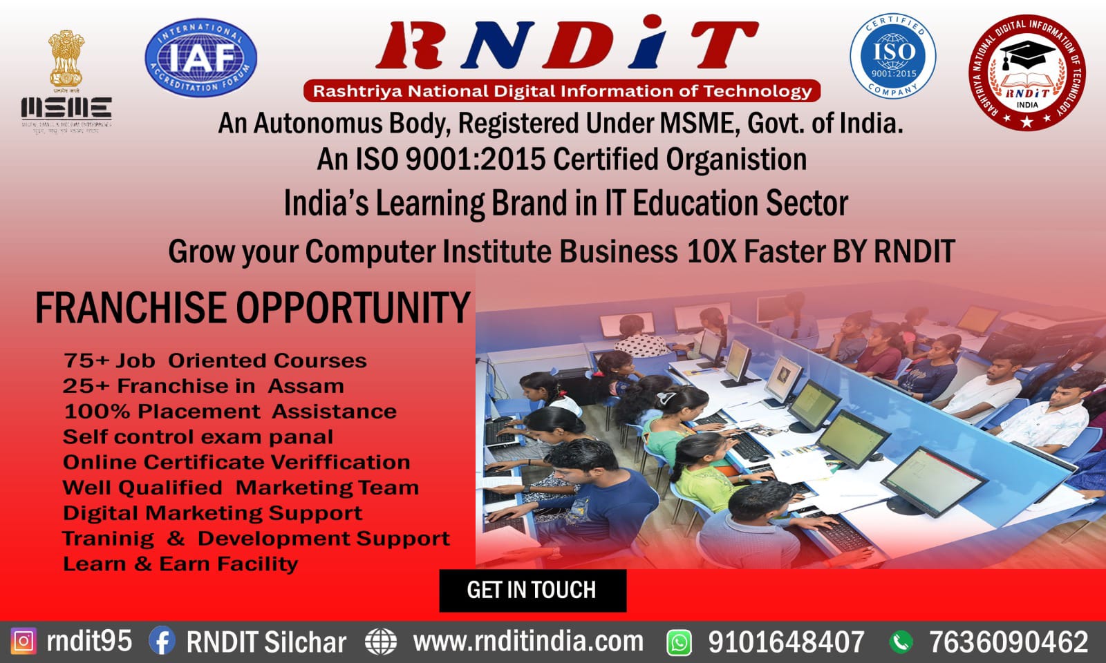 Franchise opportunity