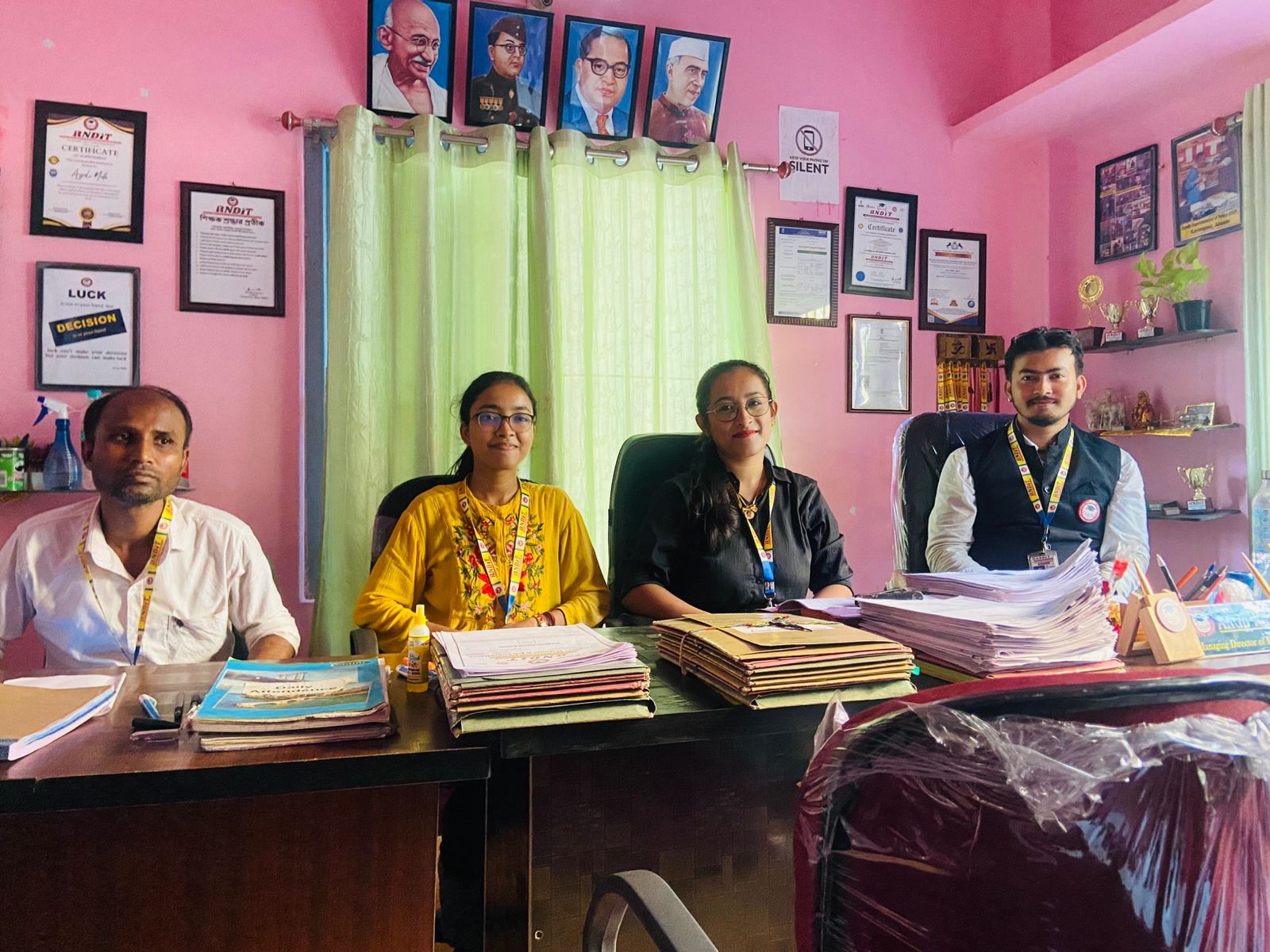 Our principal sir & staff