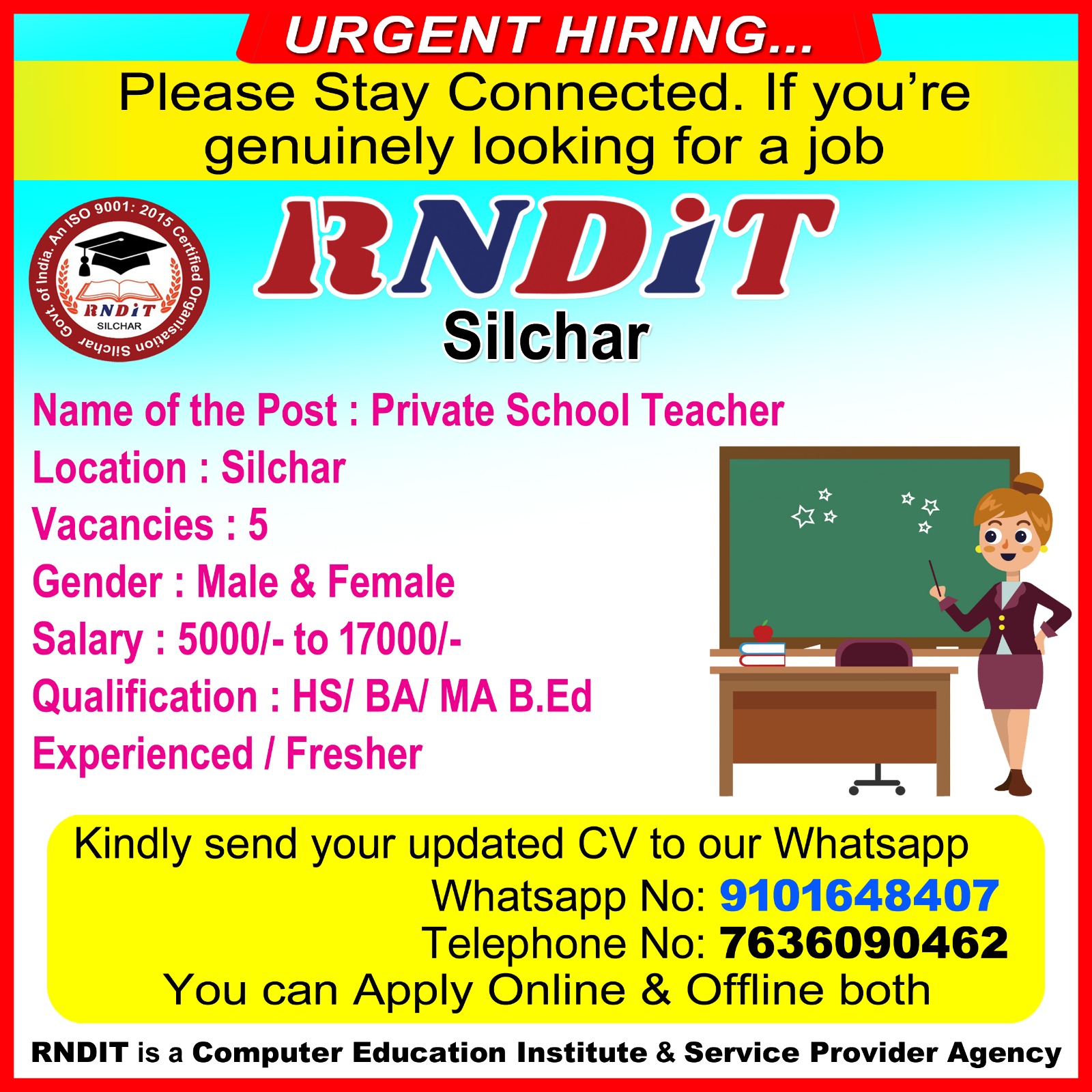 Private school teacher