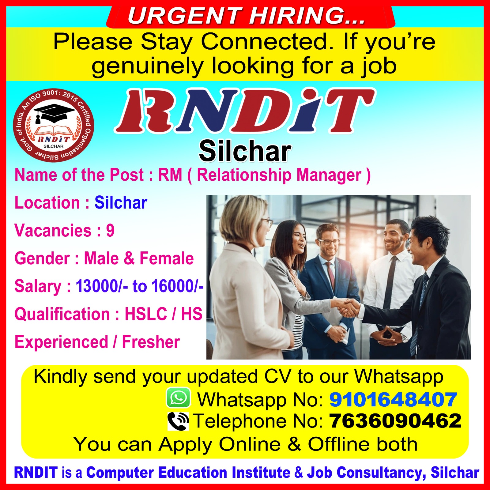 RM (Relationship manager