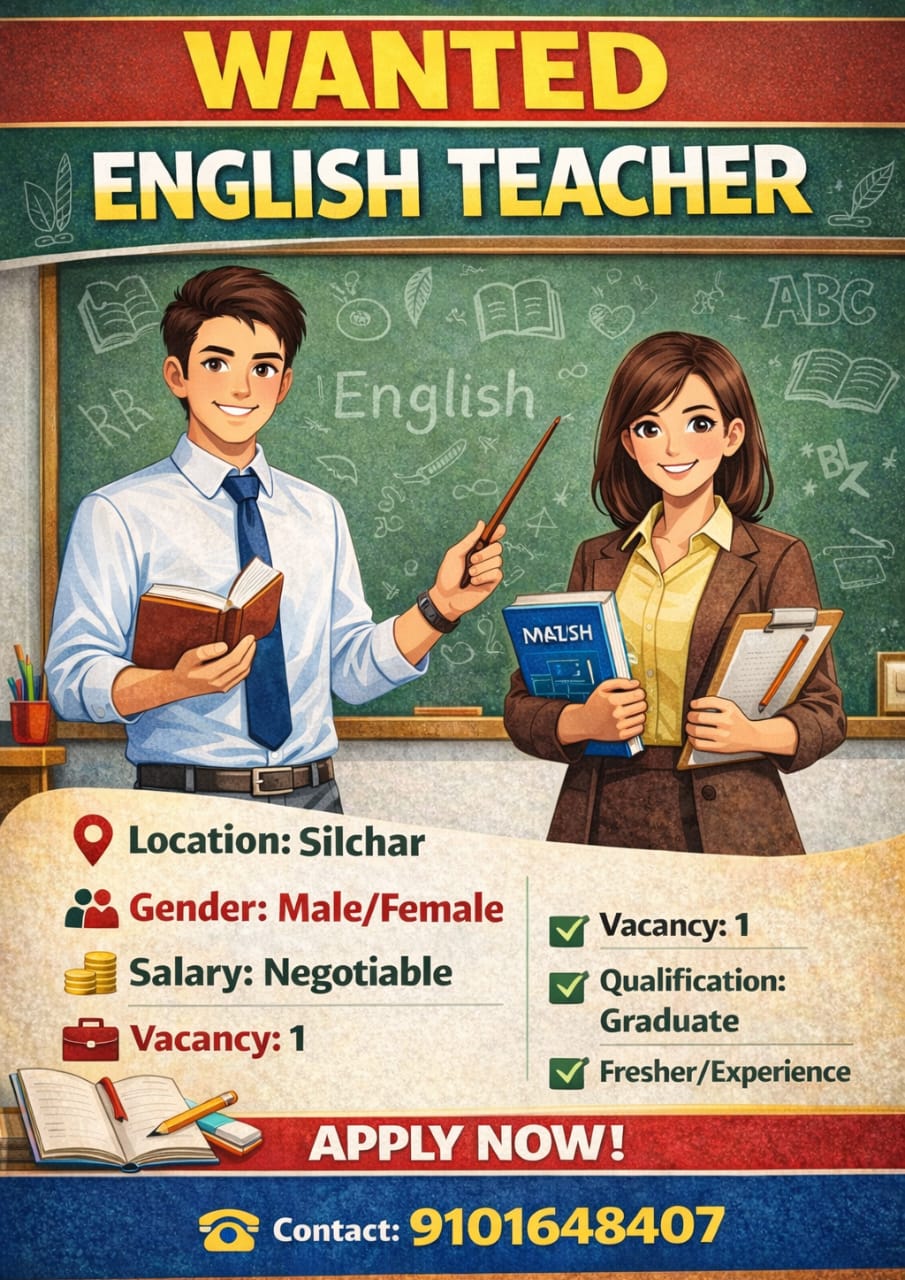 Name of the post :English teacher