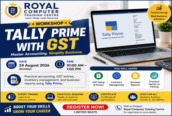 Tally Prime with GST Workshop Image