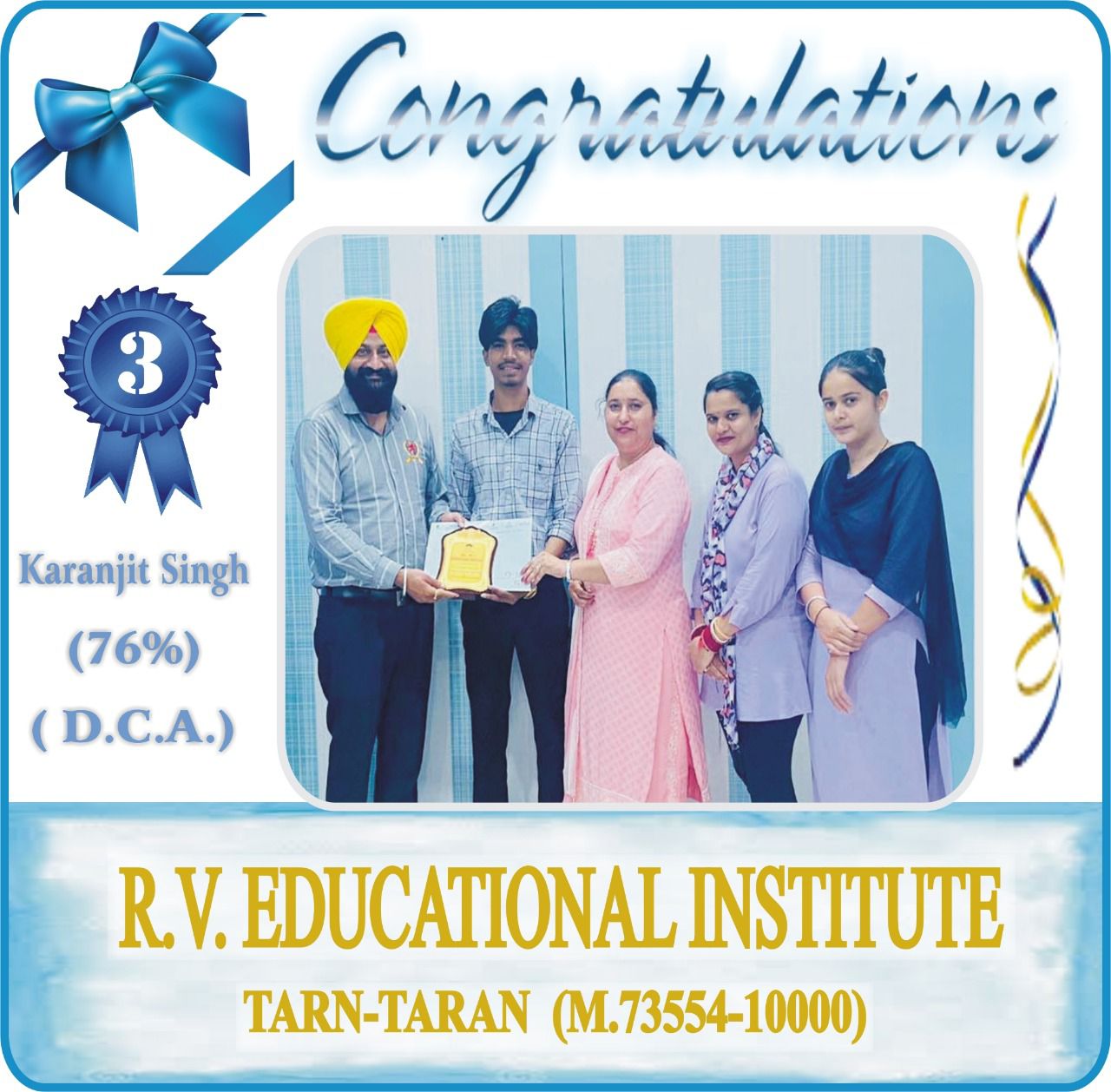 PRIZE DISTRIBUTION