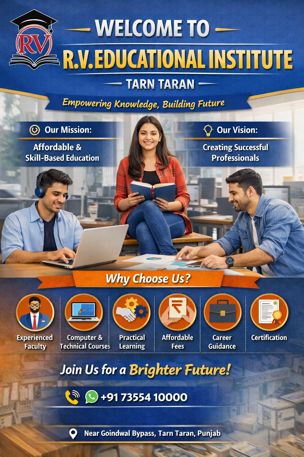 🎓 WELCOME TO R.V. EDUCATIONAL INSTITUTE, TARN TARAN 🎓