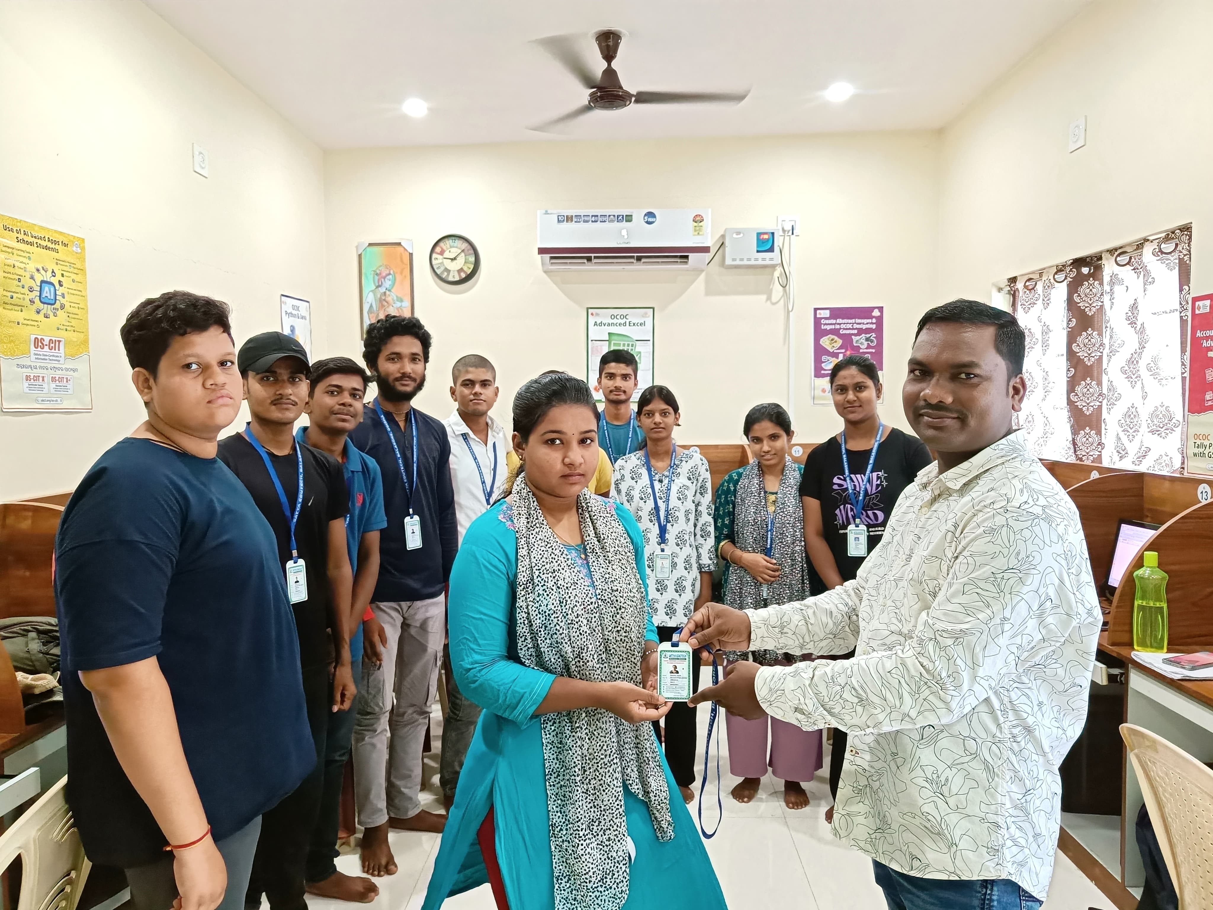 Eye cards distribution