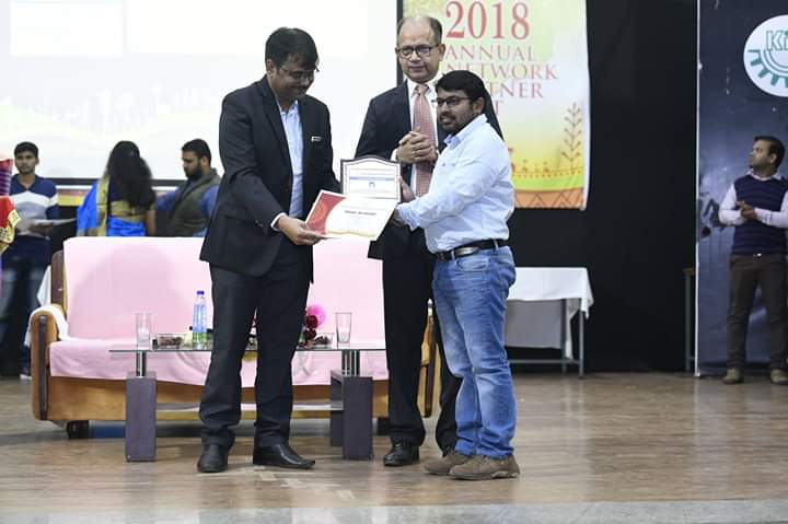 No1 Institute award recieved from CEO, OKCL for 2018