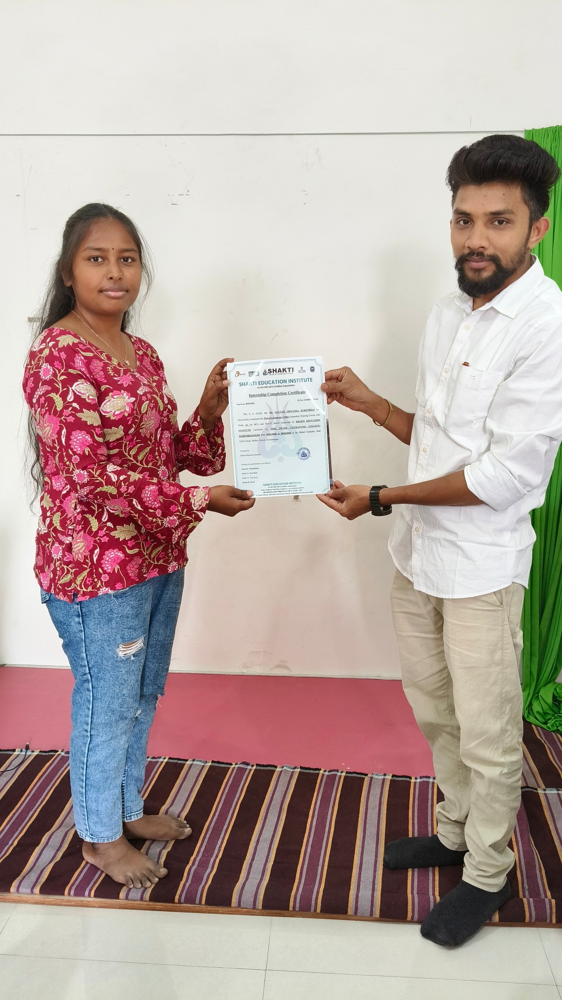 course complate certificate