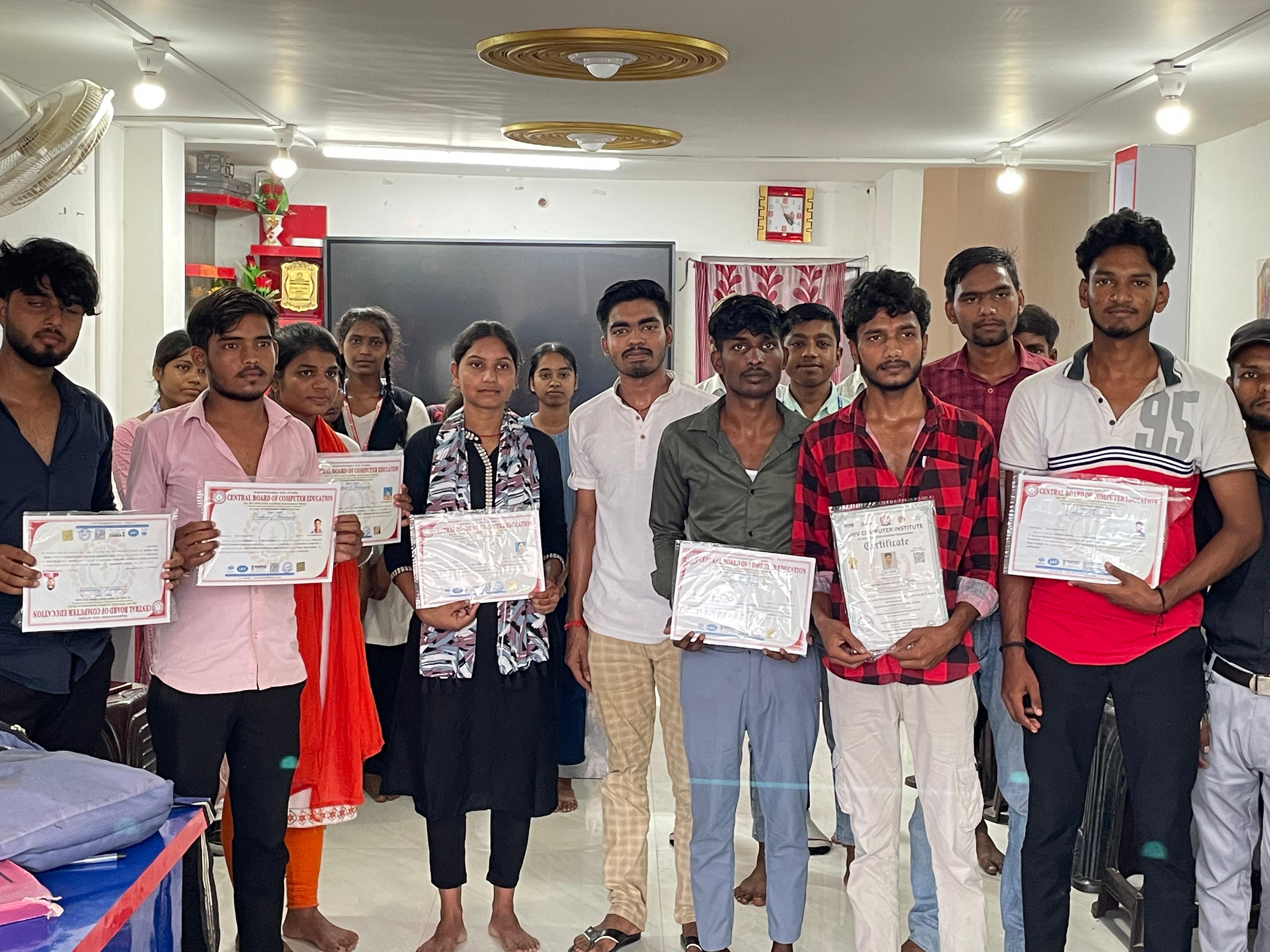 CIRTIFICATE DITRIBUTION