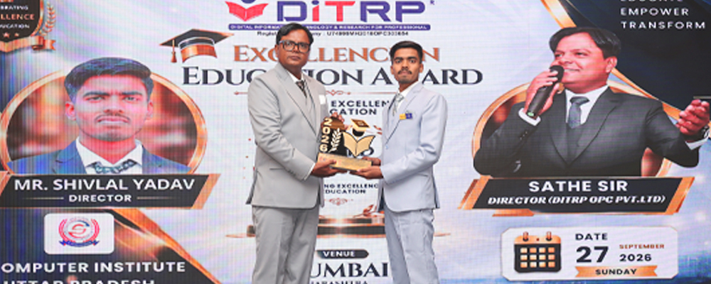 Mr. Azade Sathe, Director, DITRP OPC Pvt. Ltd