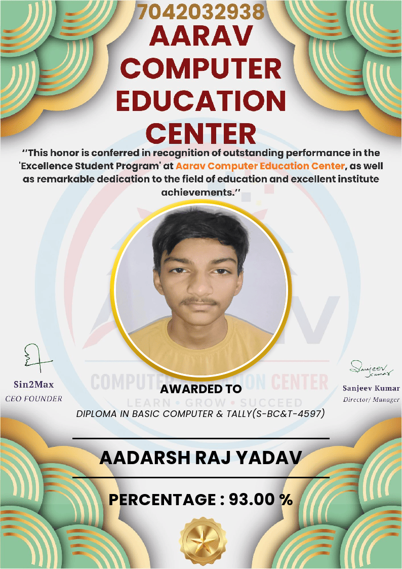 best student performance