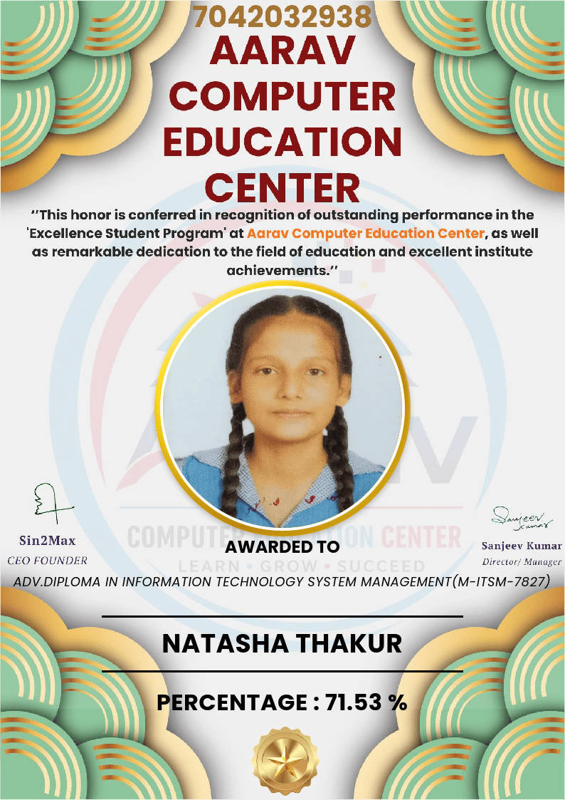 best student performance