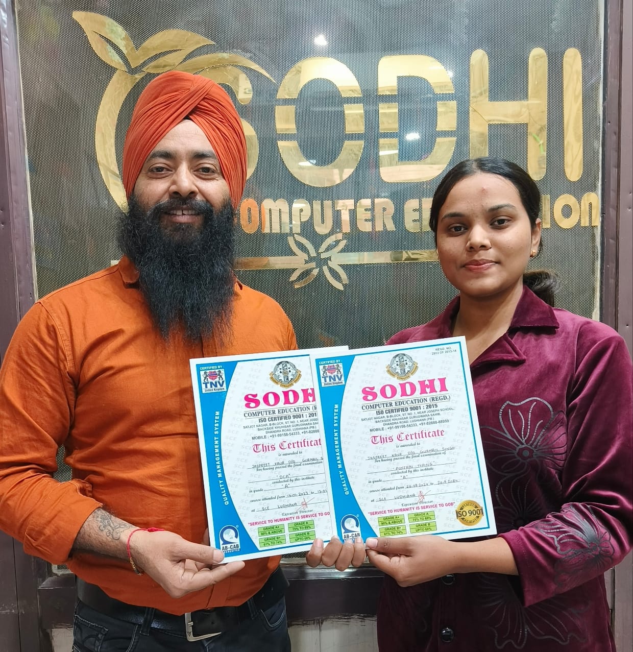 CERTIFICTE