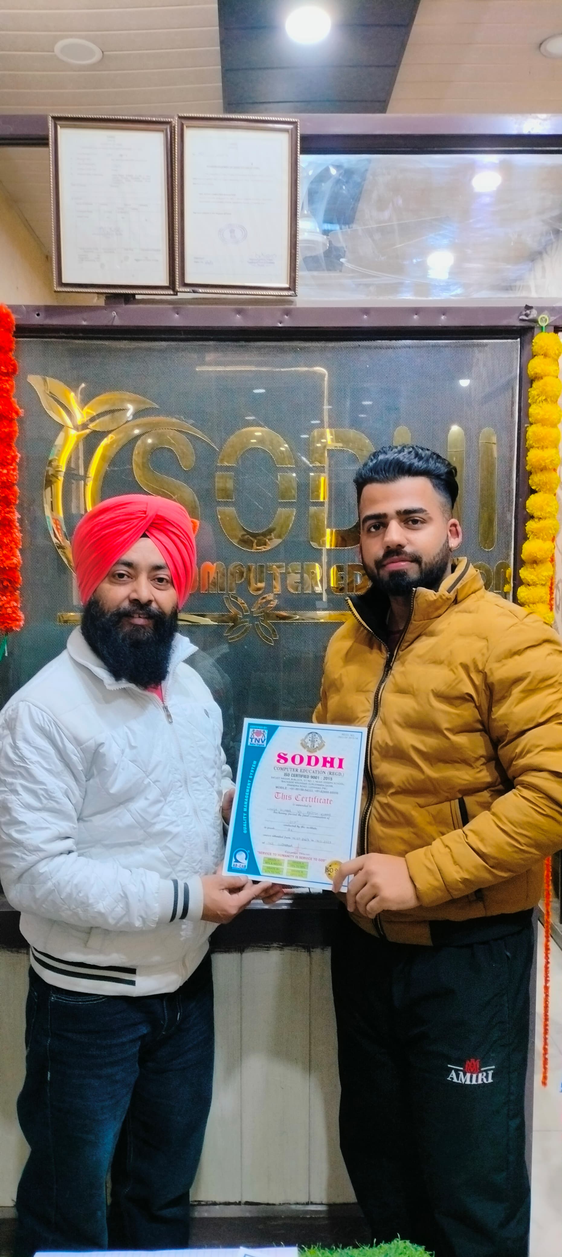 CERTIFICTE