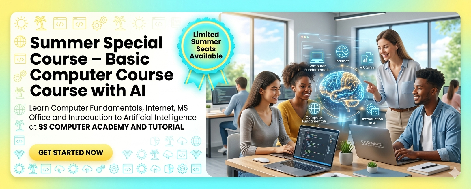 Summer Special Course – Basic Computer Course with AI