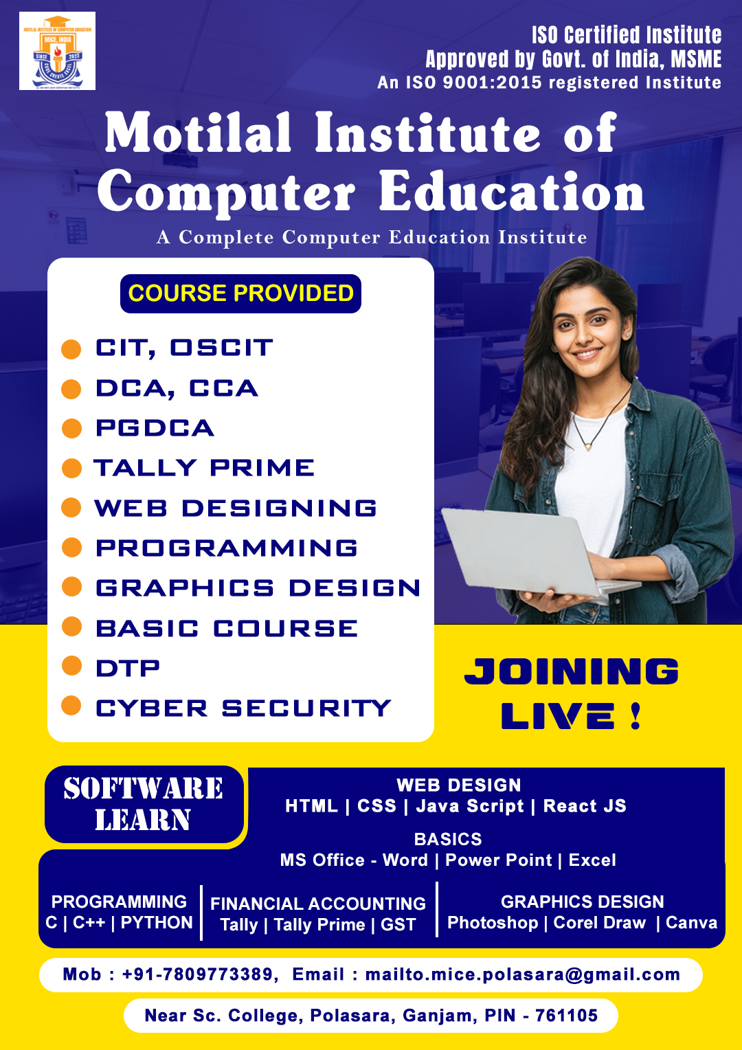 Join PGDCA