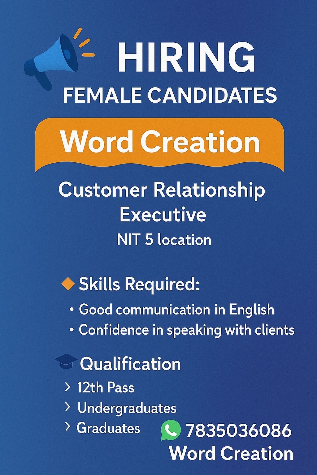 Customer Relationship Executive