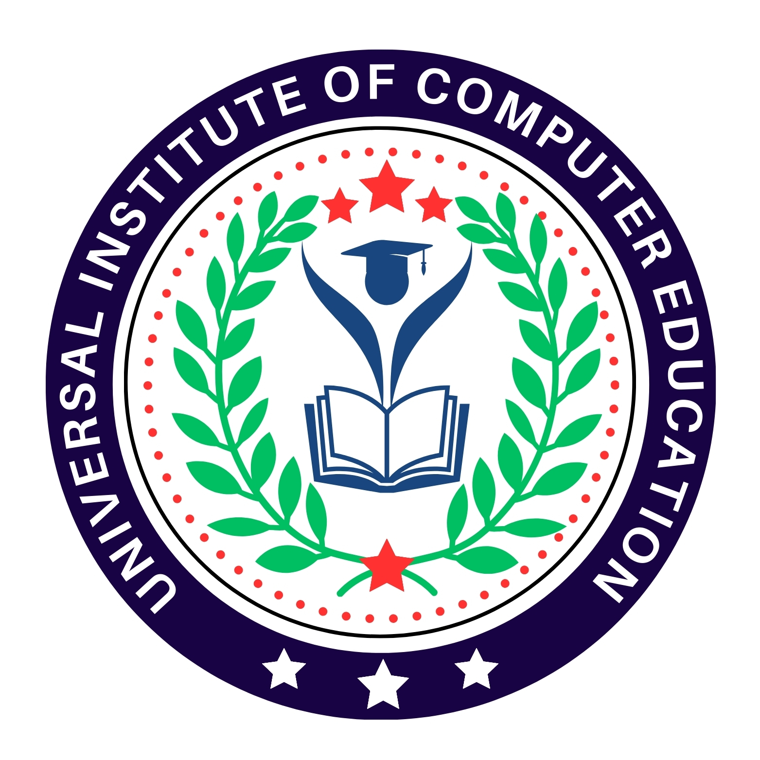 Universal Institute Of Computer Education Dhanpuri / Burhar Logo