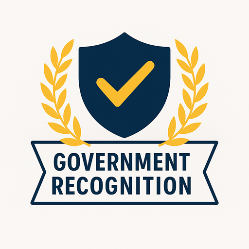 Recognized By Goverment Bodies Icon