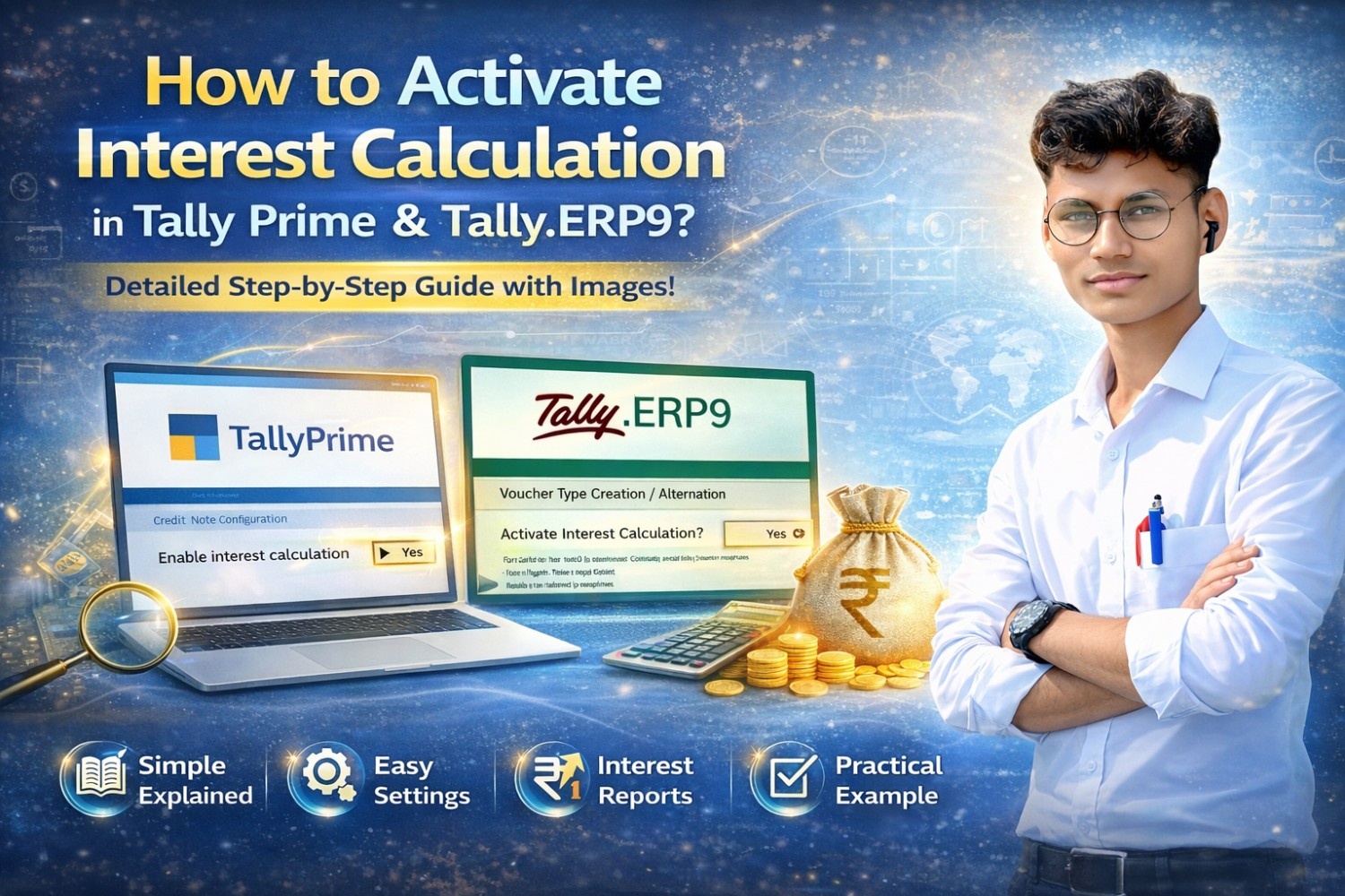 Interest Calculation in Tally Prime and Tally.ERP9