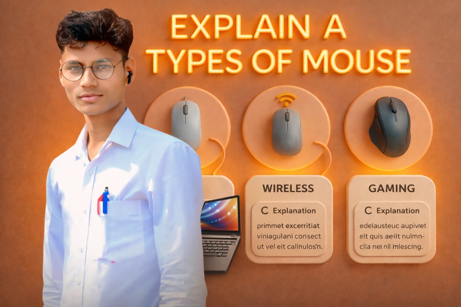 Explain a types of Mouse .