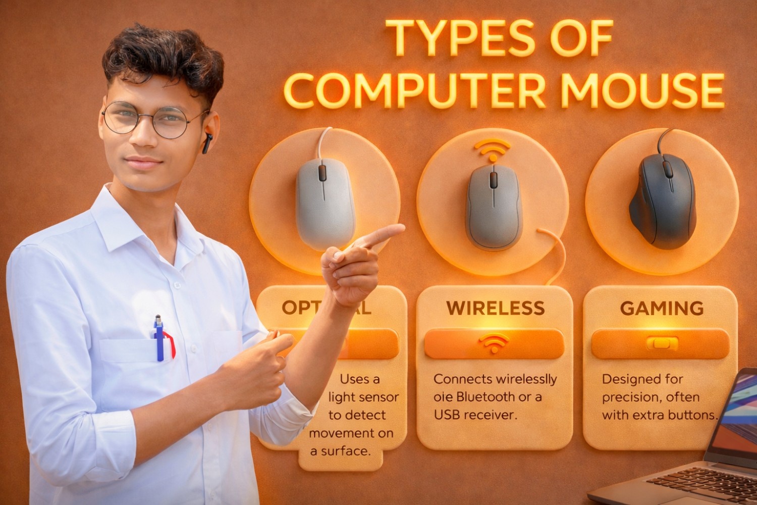 Explain a types of Mouse .