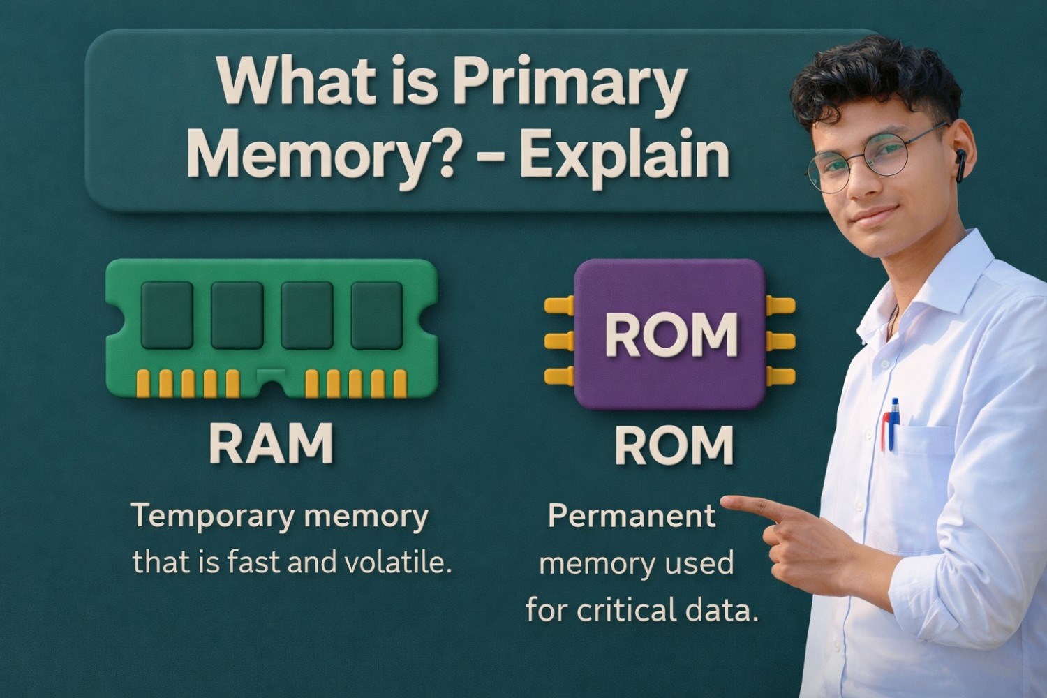 What is Primary Memory?