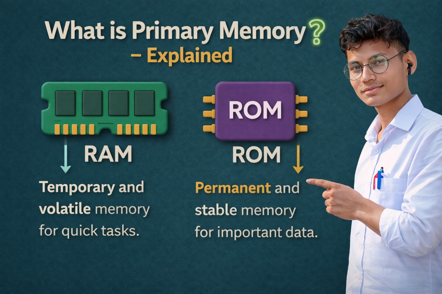 What is Primary Memory?