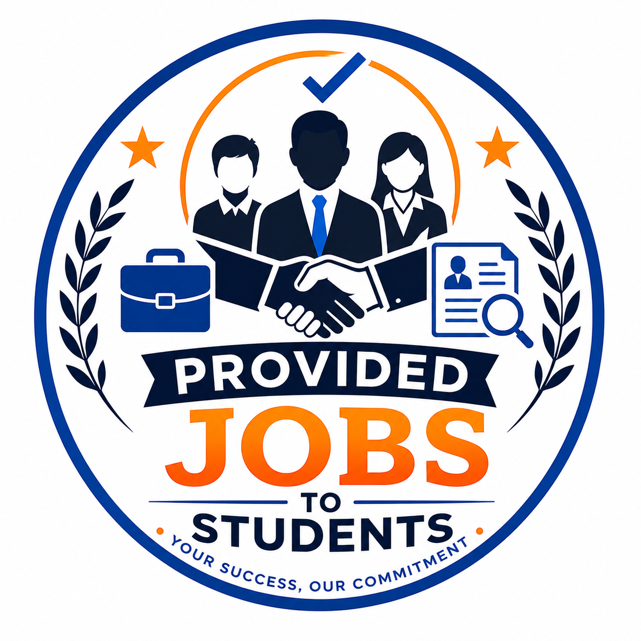 Provided jobs to students Icon