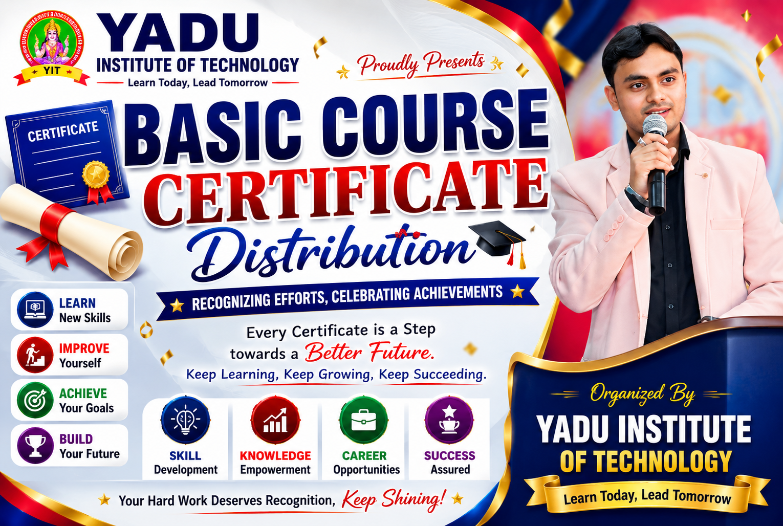 Basic Course Certificate distribution Image