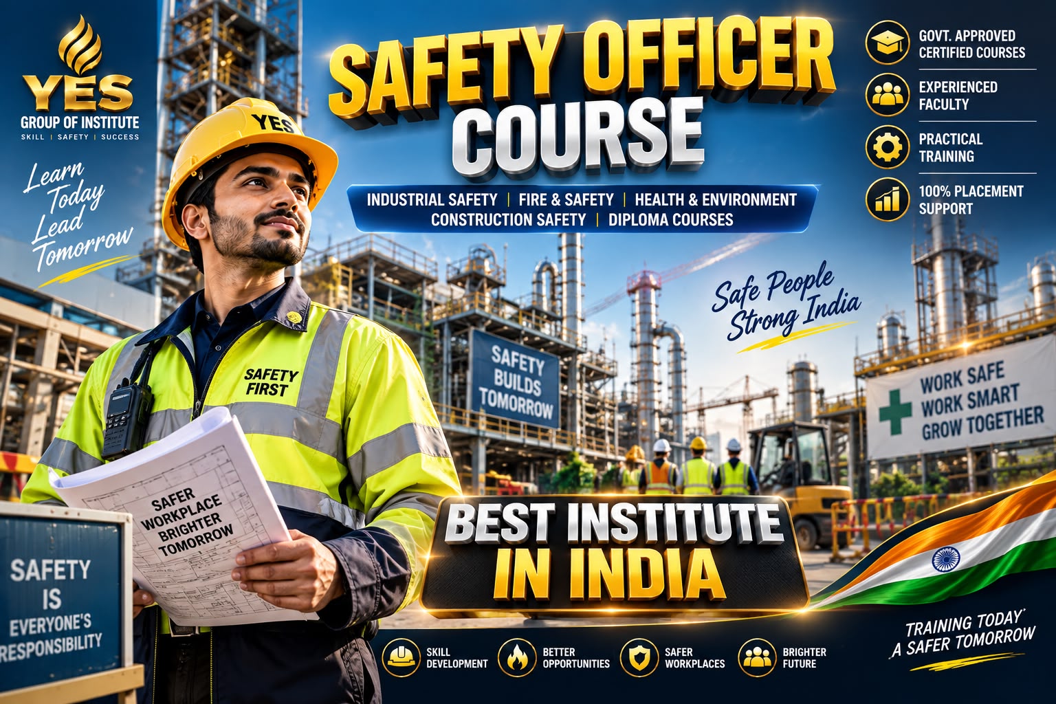 Safety Officer Course: Best Institute in India for 100% Job Placement