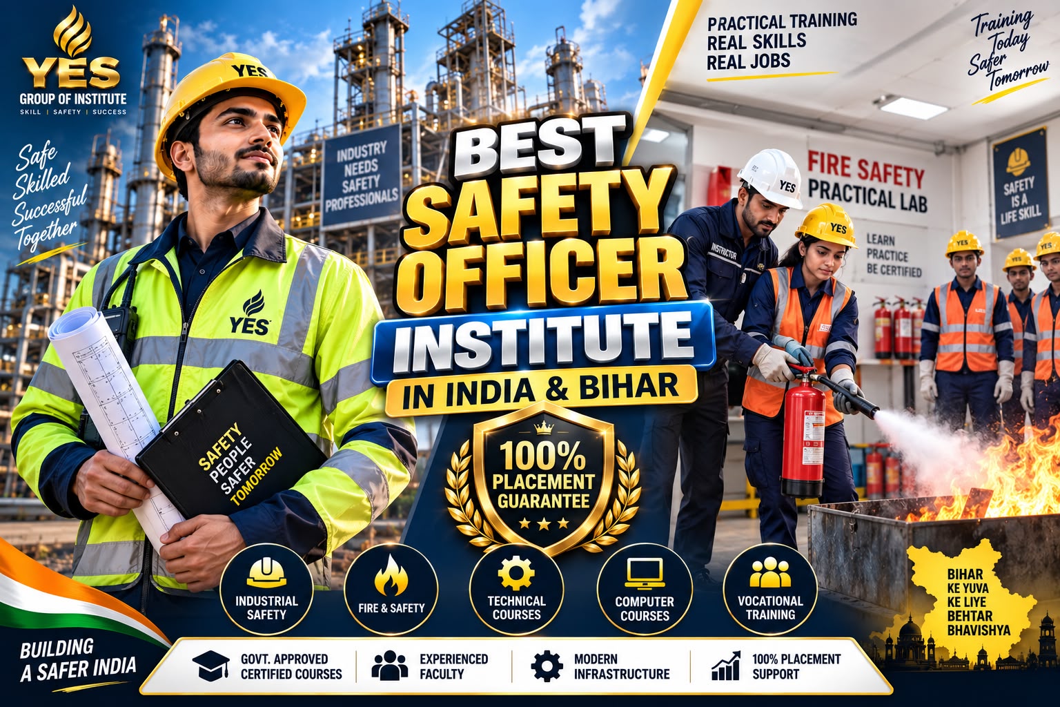 Best Safety Officer Course Institute in India & Bihar | Top Training & 100% Placement