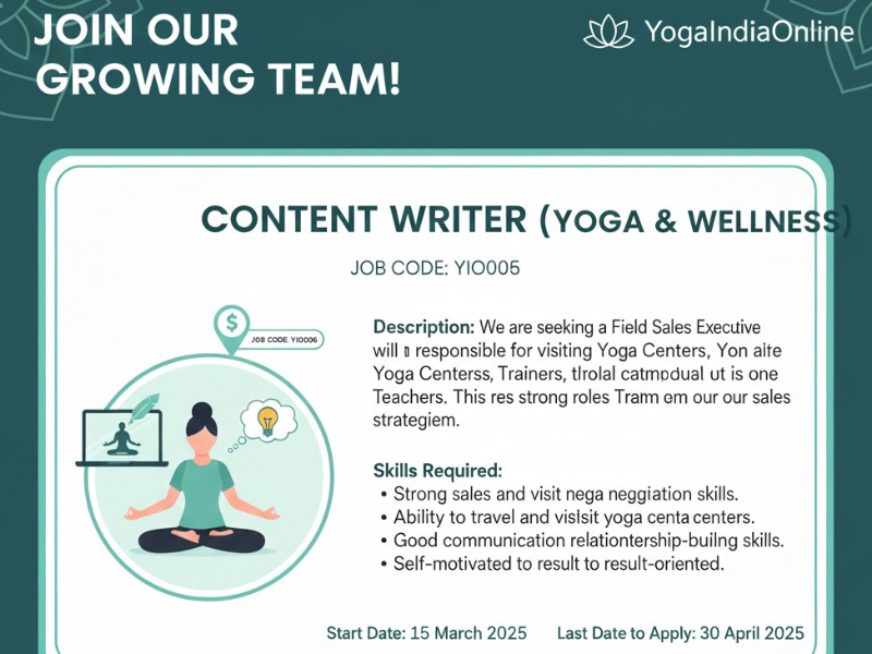 Content Writer (Yoga & Wellness)