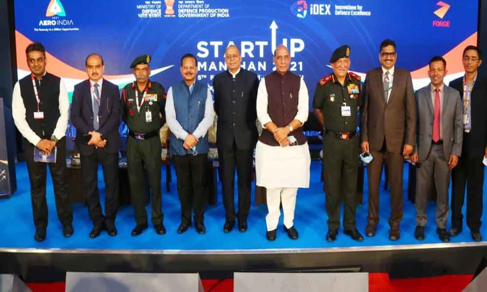 Defence minister, Rajnath Singh hinted about increasing grants given to the startups under the iDEX initiative aimed at elevating the innovations in the defence sector.