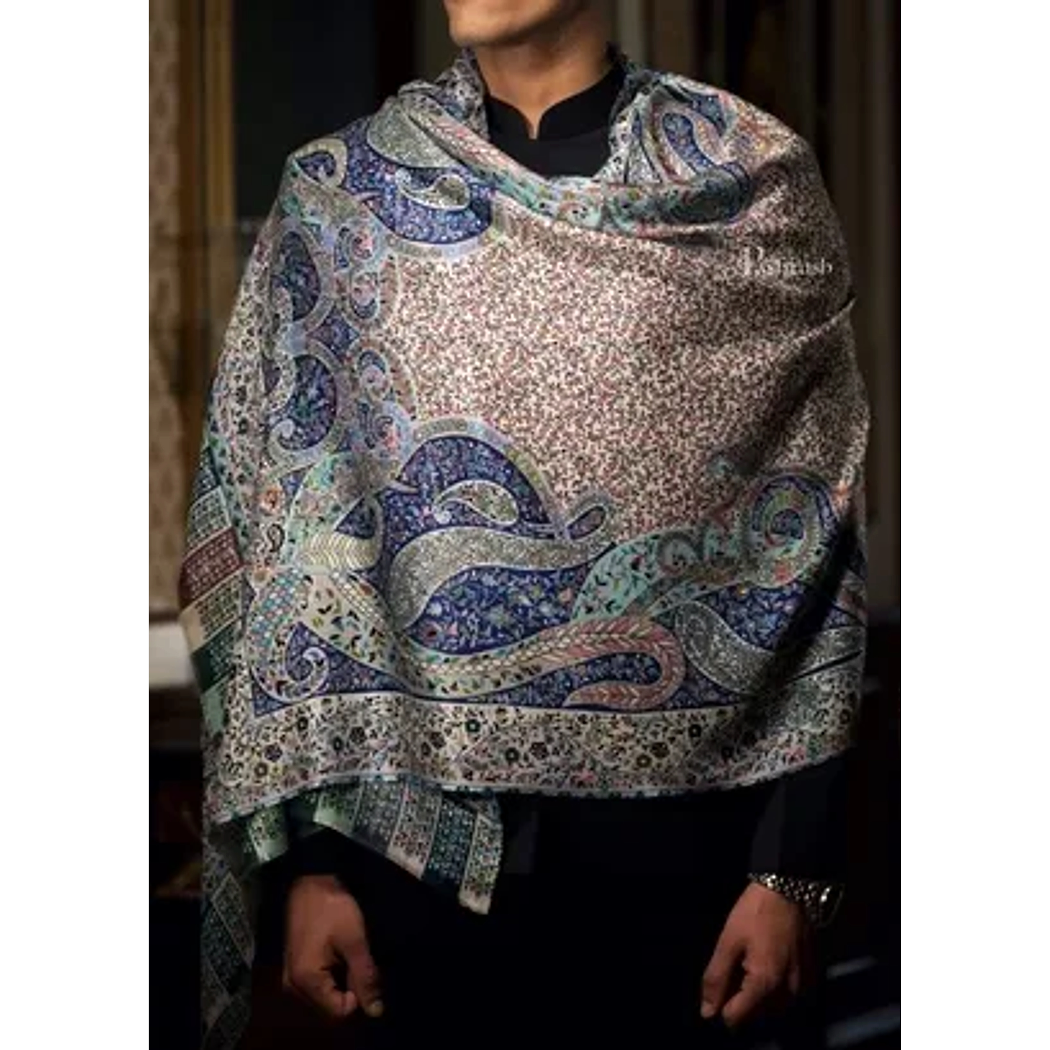 Pashtush Paisley Pattern Shawl