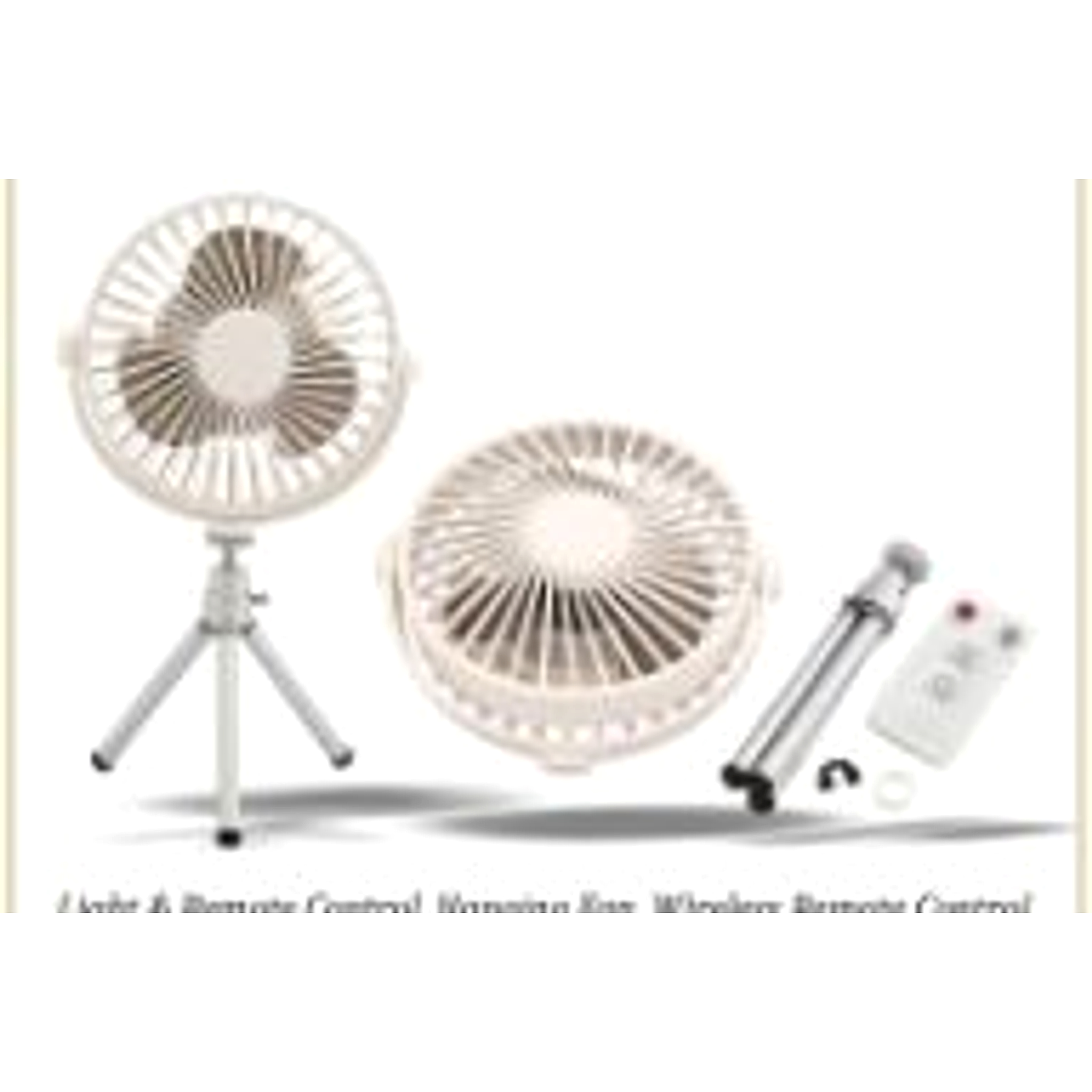  (RMX 05) Tripod Fan  With Night Light & Remote Control