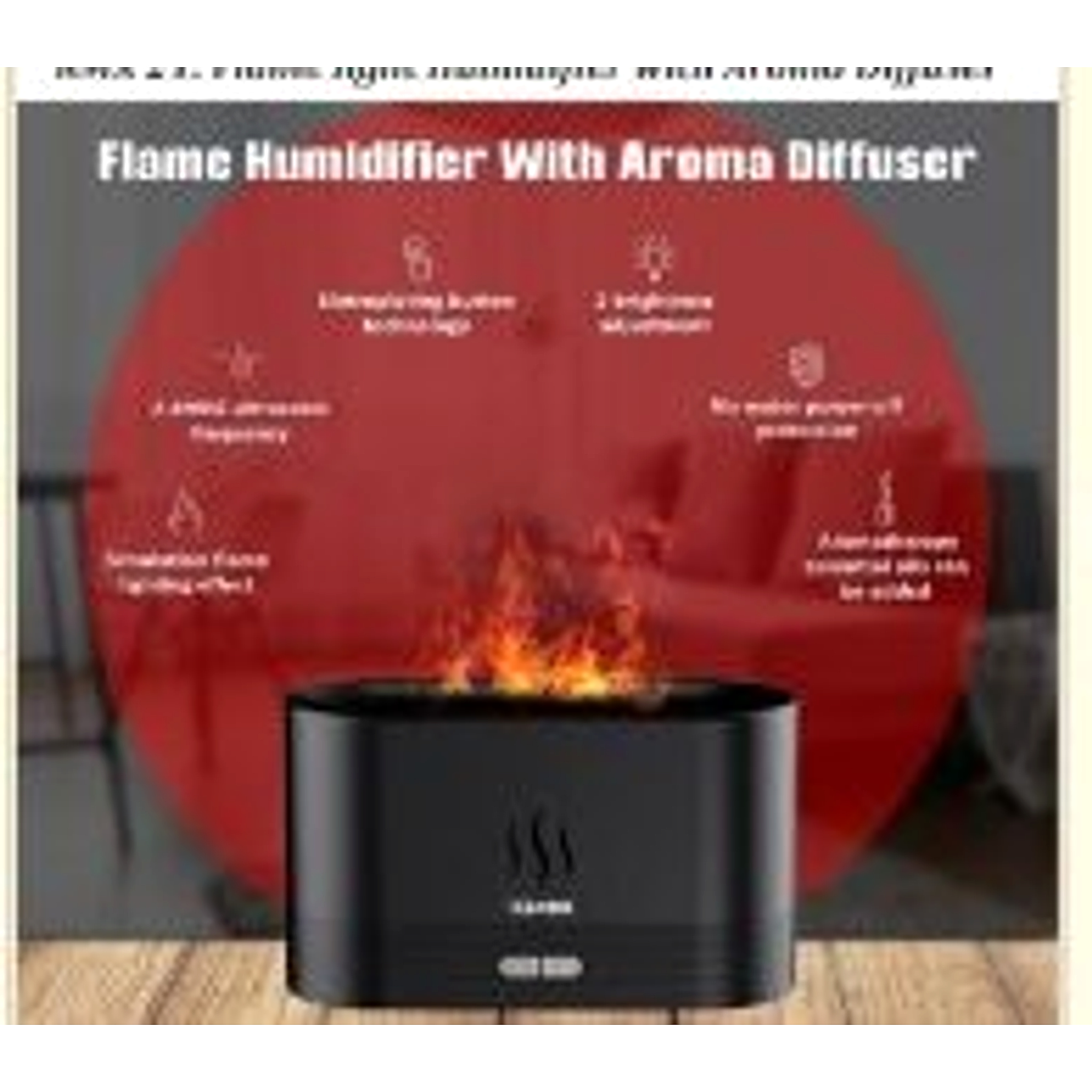 Flame light Humidifier with Aroma Diffuser (RMX 21)