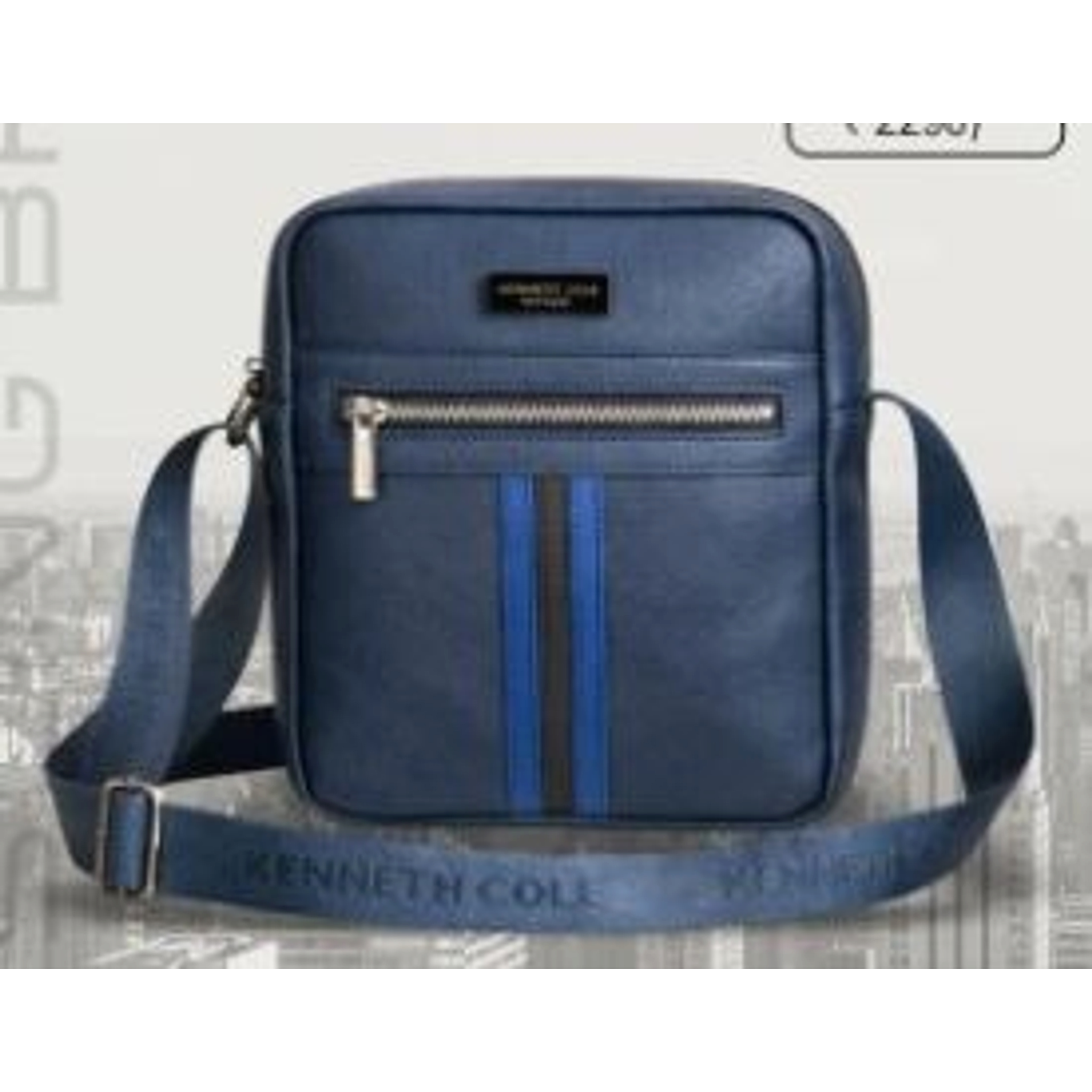KC31 Stripe Sling Bag N. blue