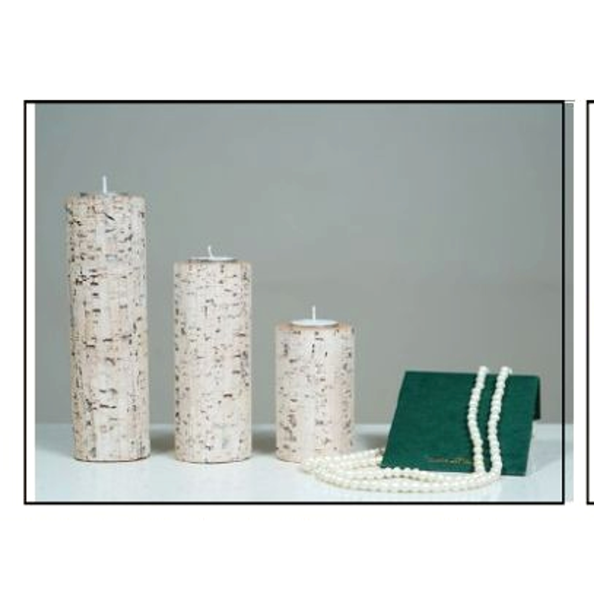 Cork Whitey Tea Light Holder Set of 3