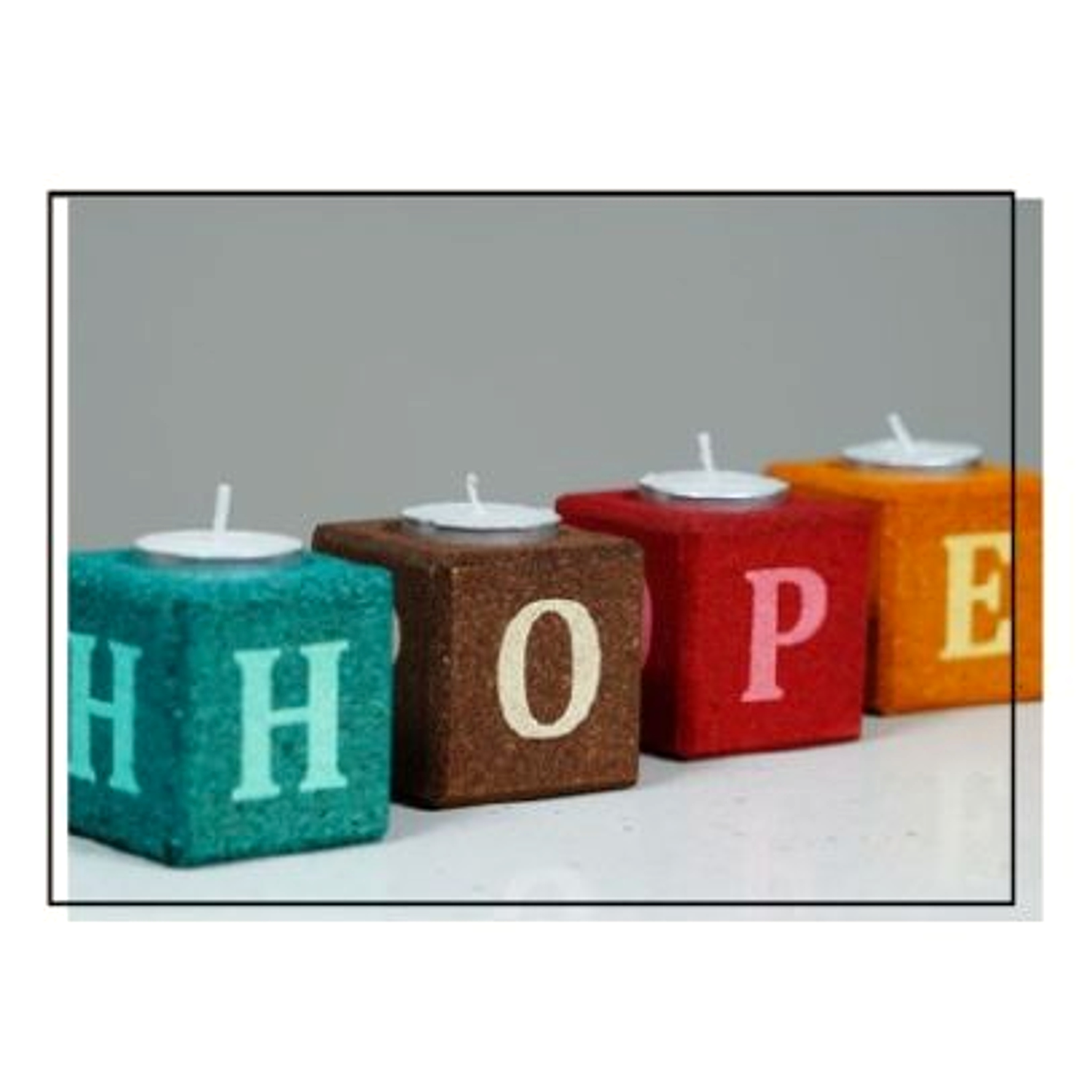 Cork Cube Tea Light Holder
