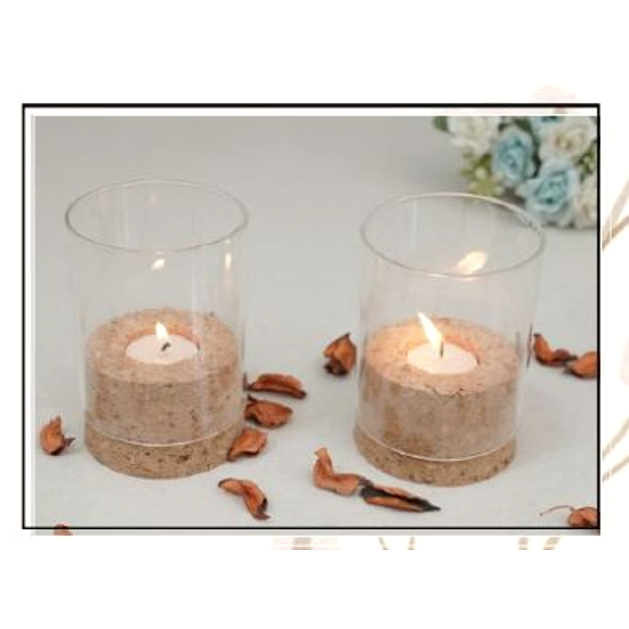 Glass Tea Light Holder
