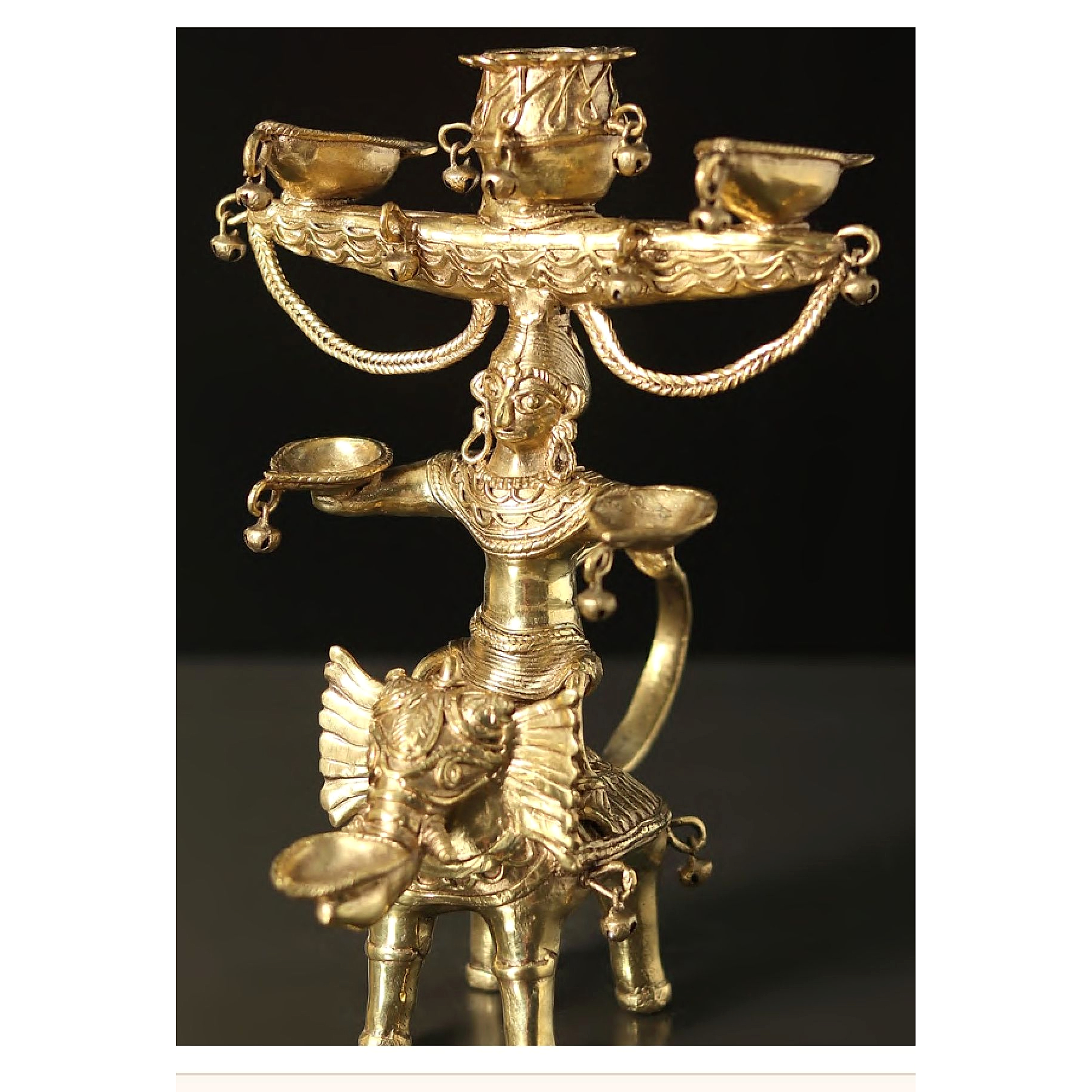 Tribal Elephant Lamp