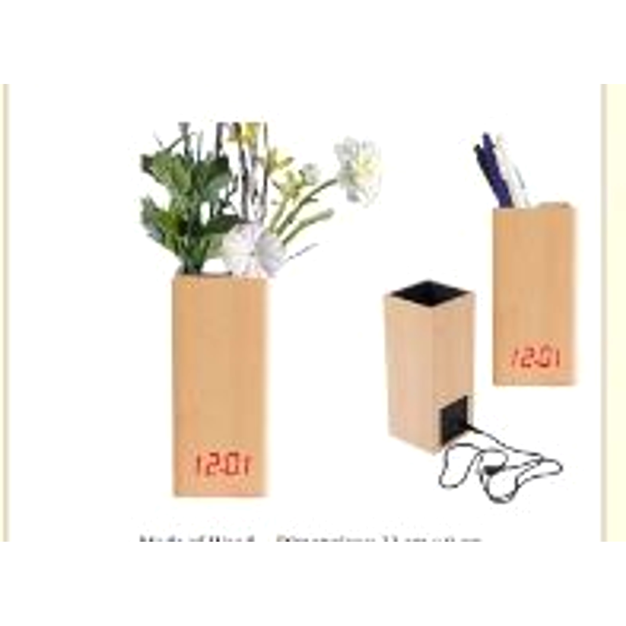 Flower Vase with Digital Clock (RMX15 )