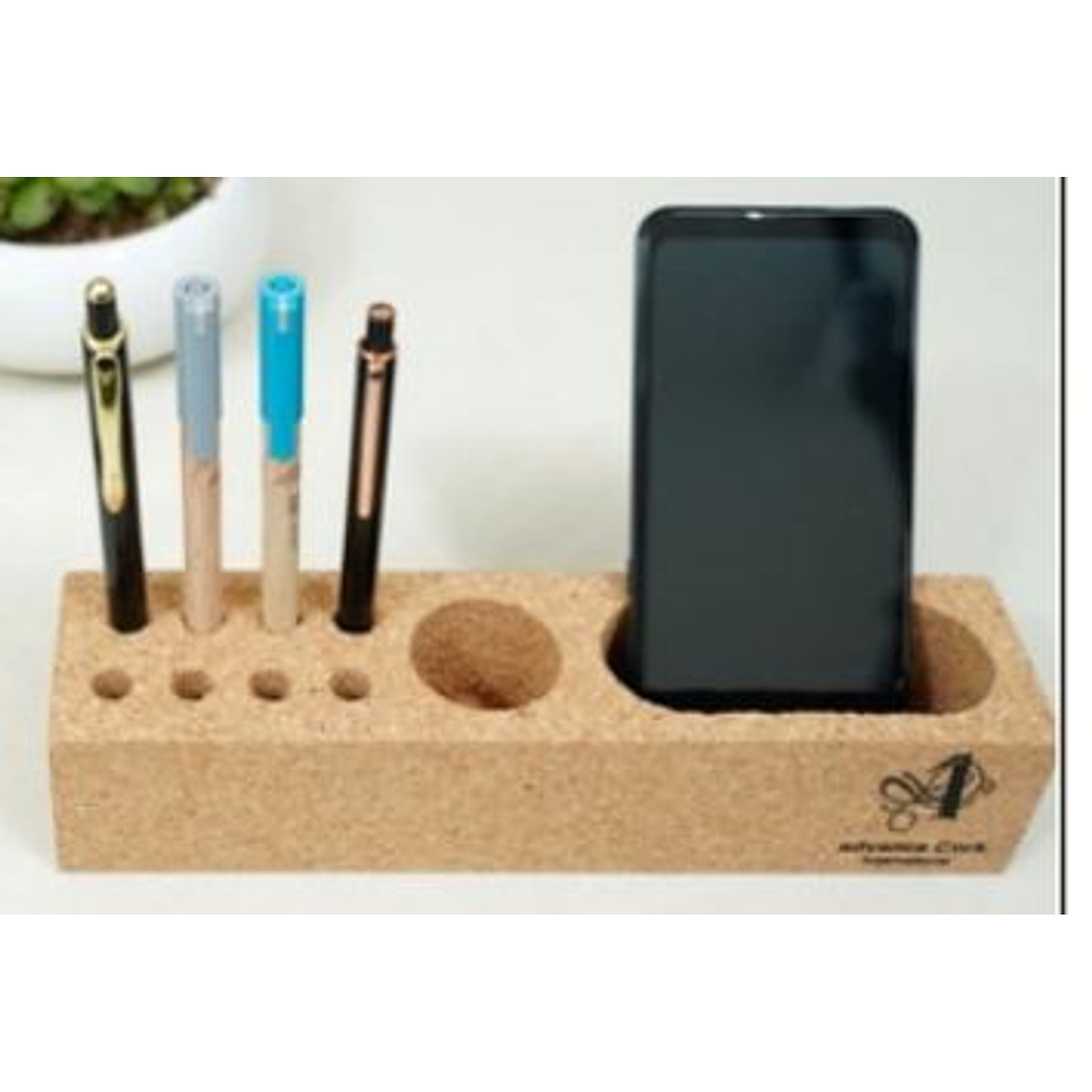 Cork Signature Desk Organizer