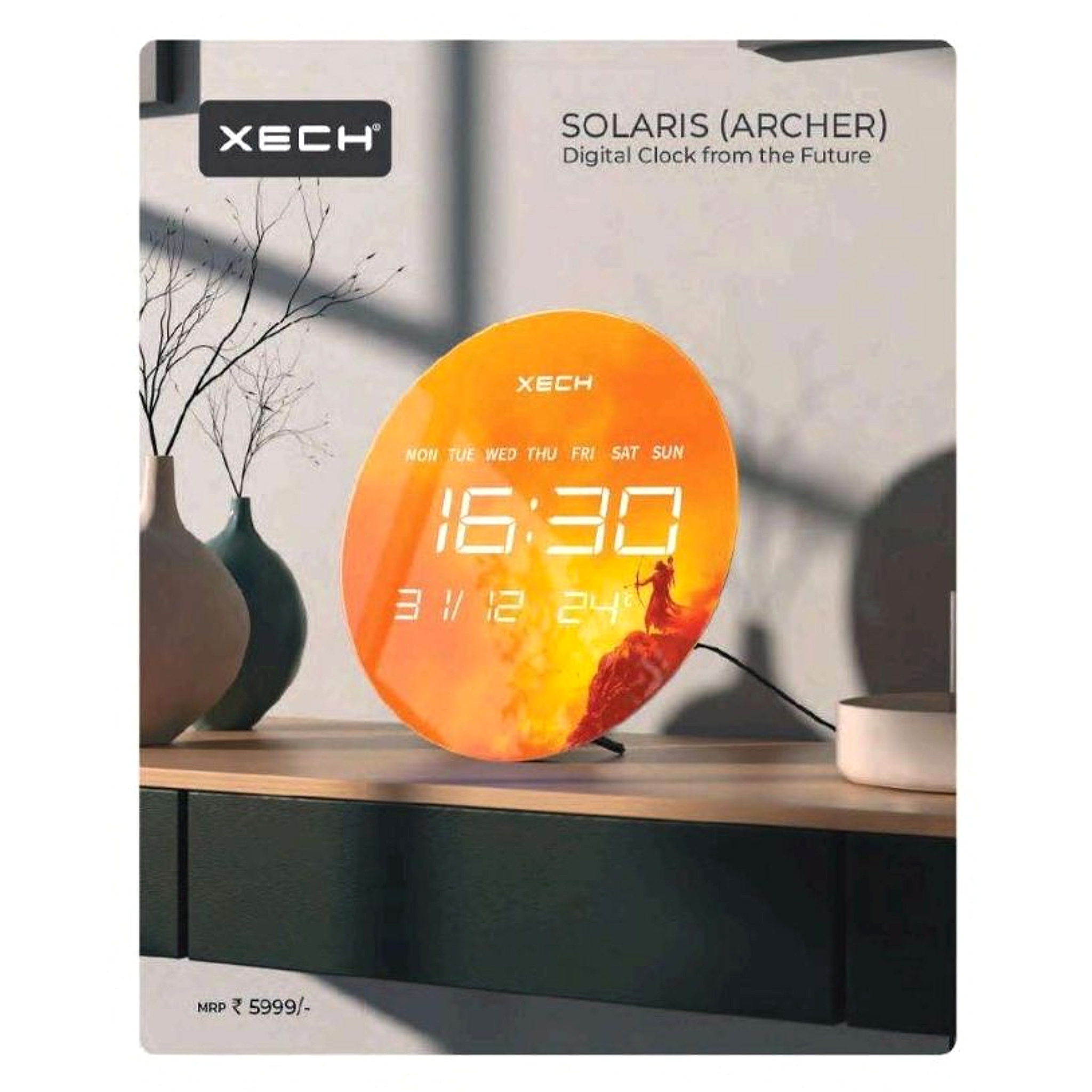 Solaris (Archer) Digital Clock