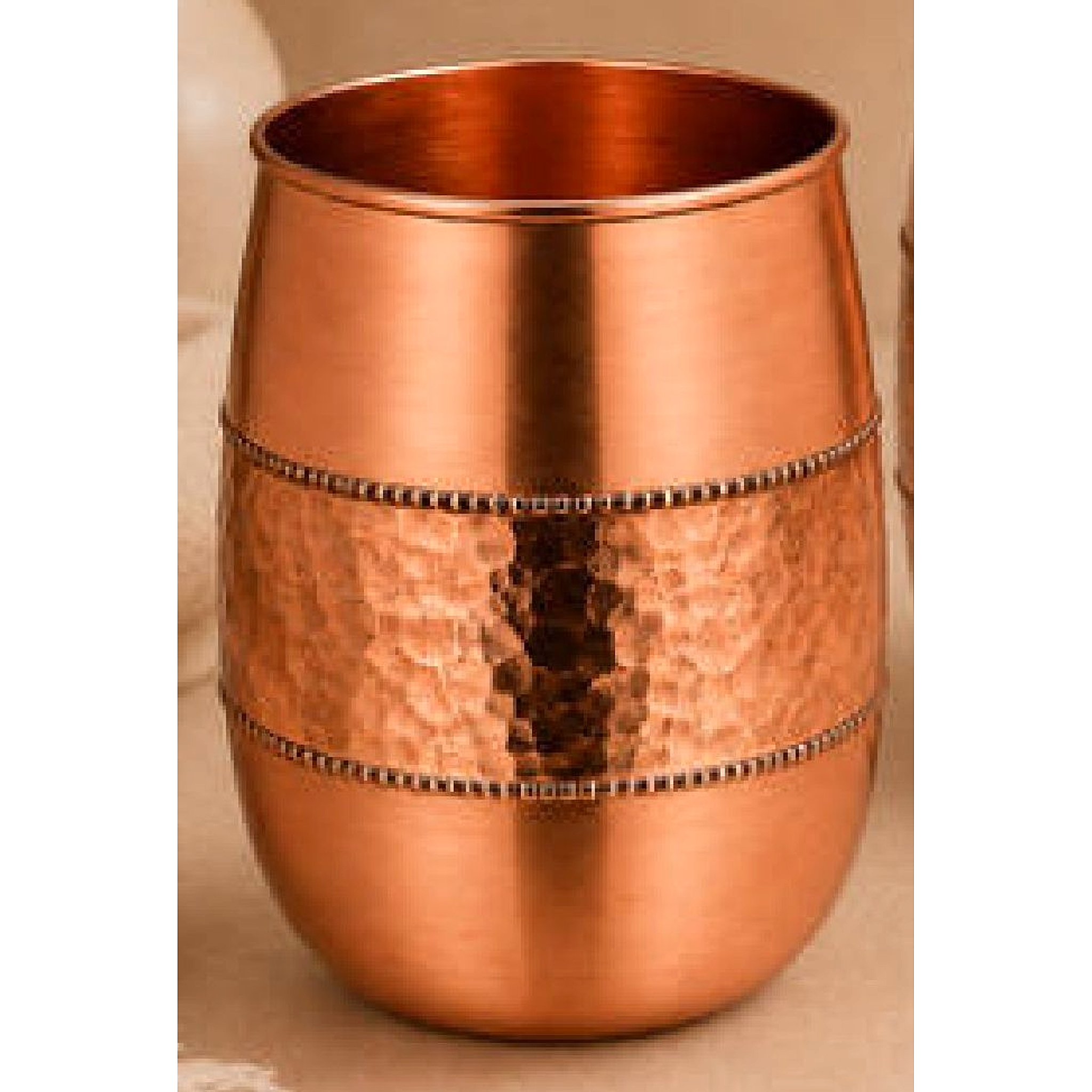 Dholak Dual tone Cu Tumbler Set BZ54
