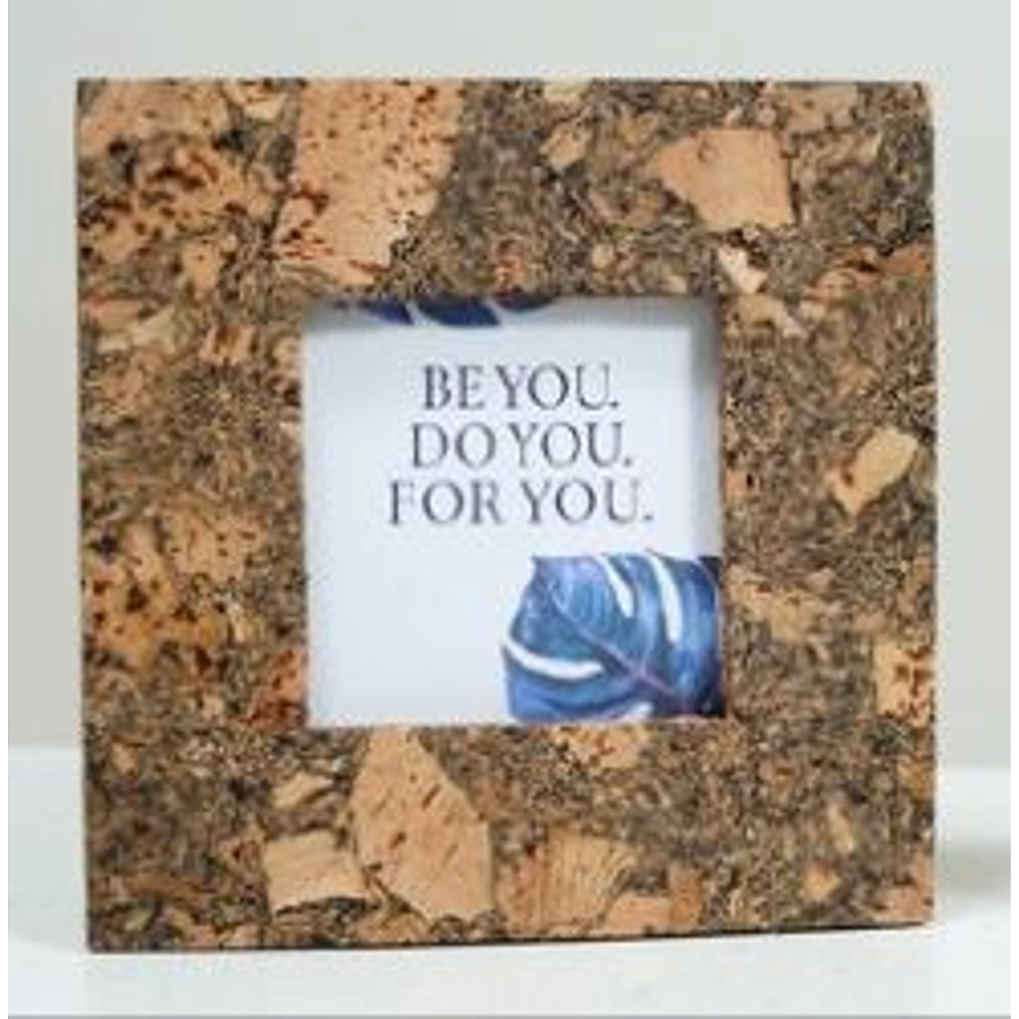 Cork Abstract Photo Frame