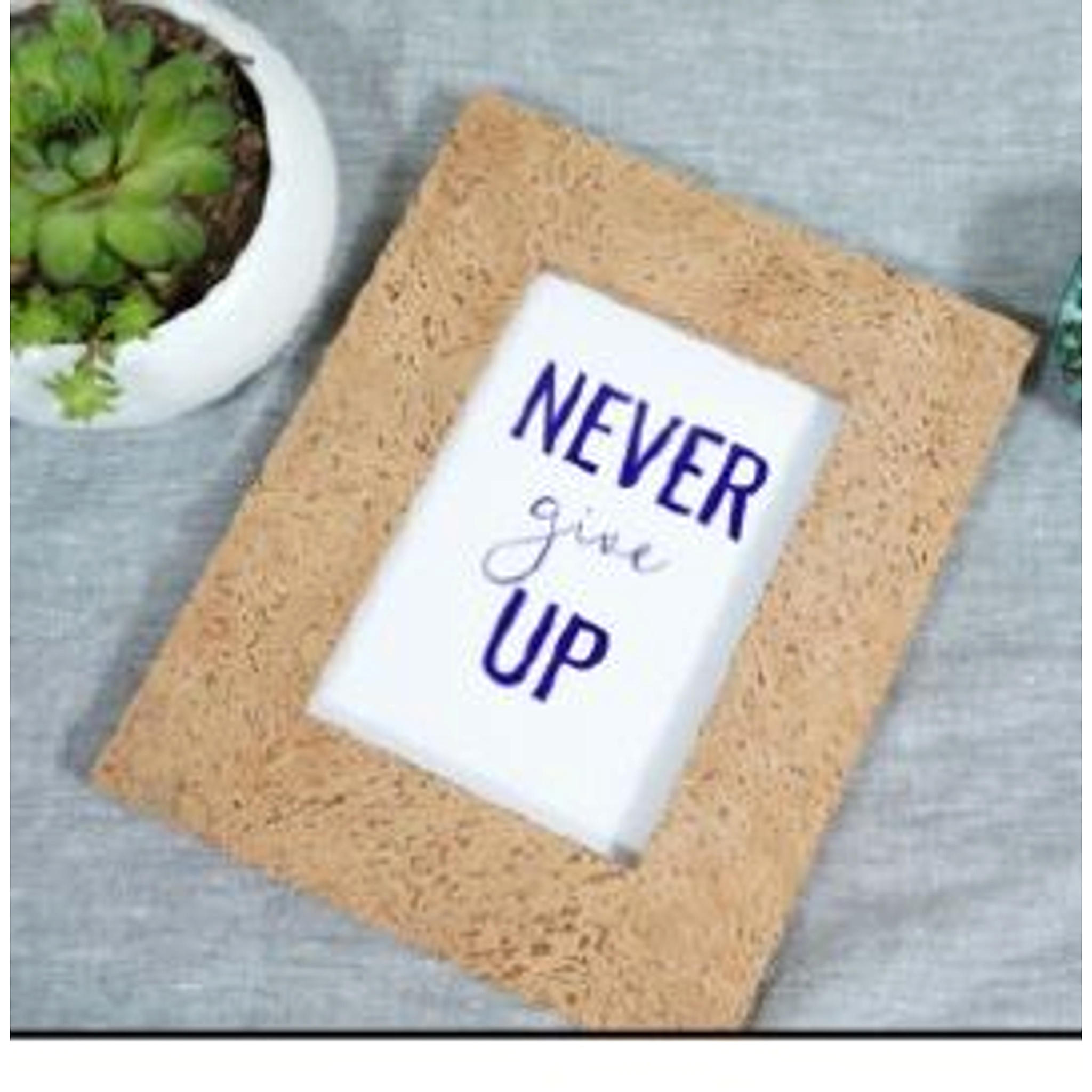 Cork Natural Photo Frame